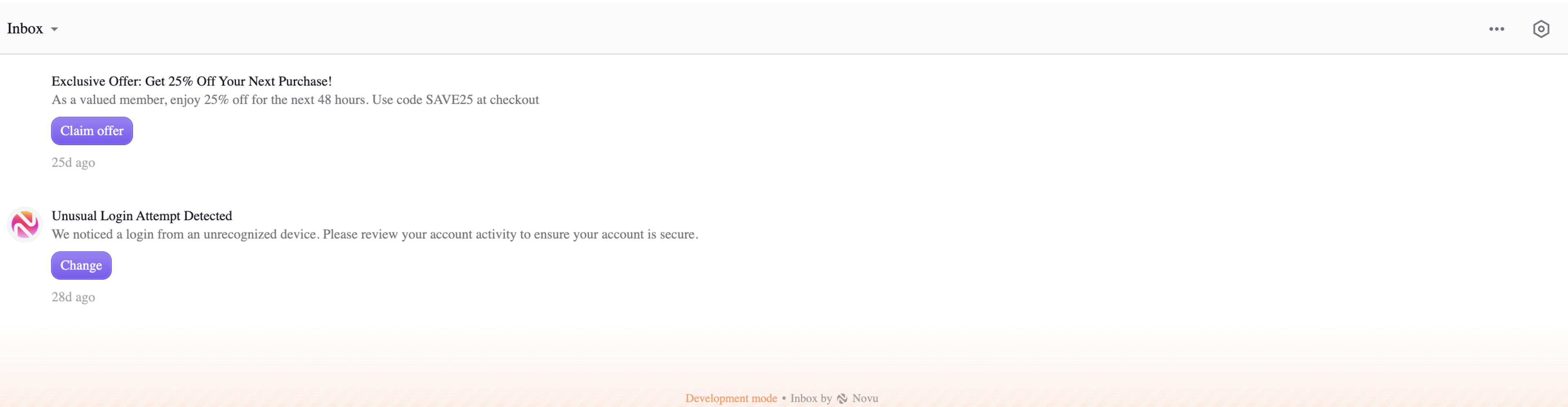 notfications component